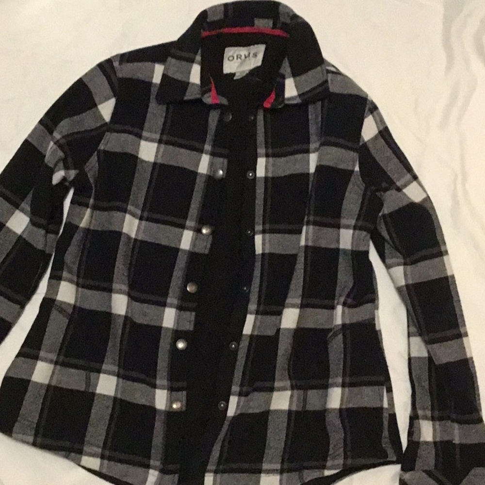Aesthetic plaid button up sweater